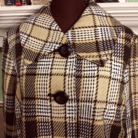 Plaid Jacket, R.Q.T, Size XL, Women’s Jacket, Plus Size Jacket, Oversize Jacket - Picture 11 of 15